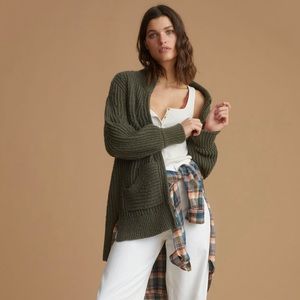 Anthropologie Pilcro Zip-up Cardigan Sweater